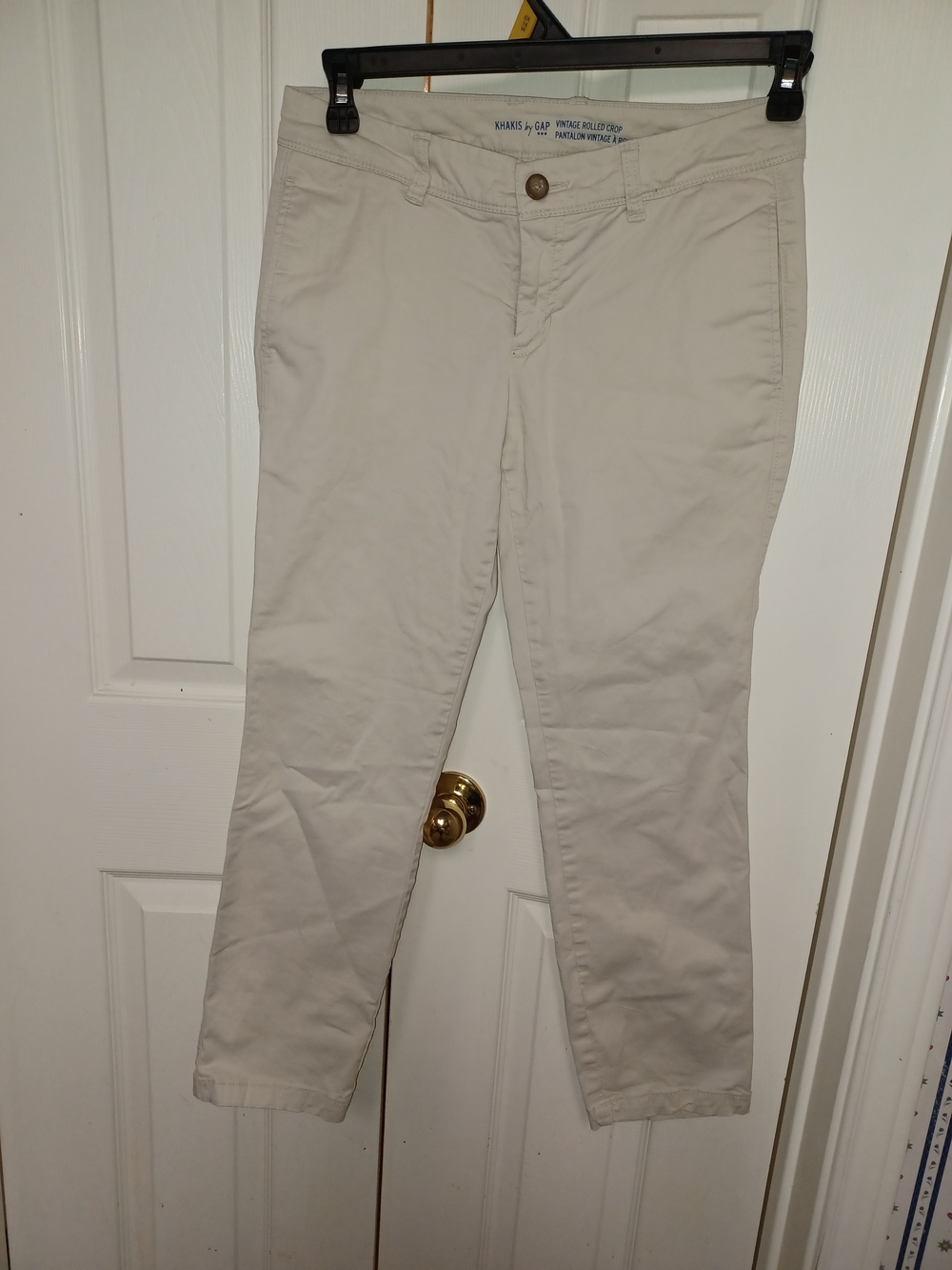 Khakis By Gap Women's Straight-Leg Pants - Light Beige